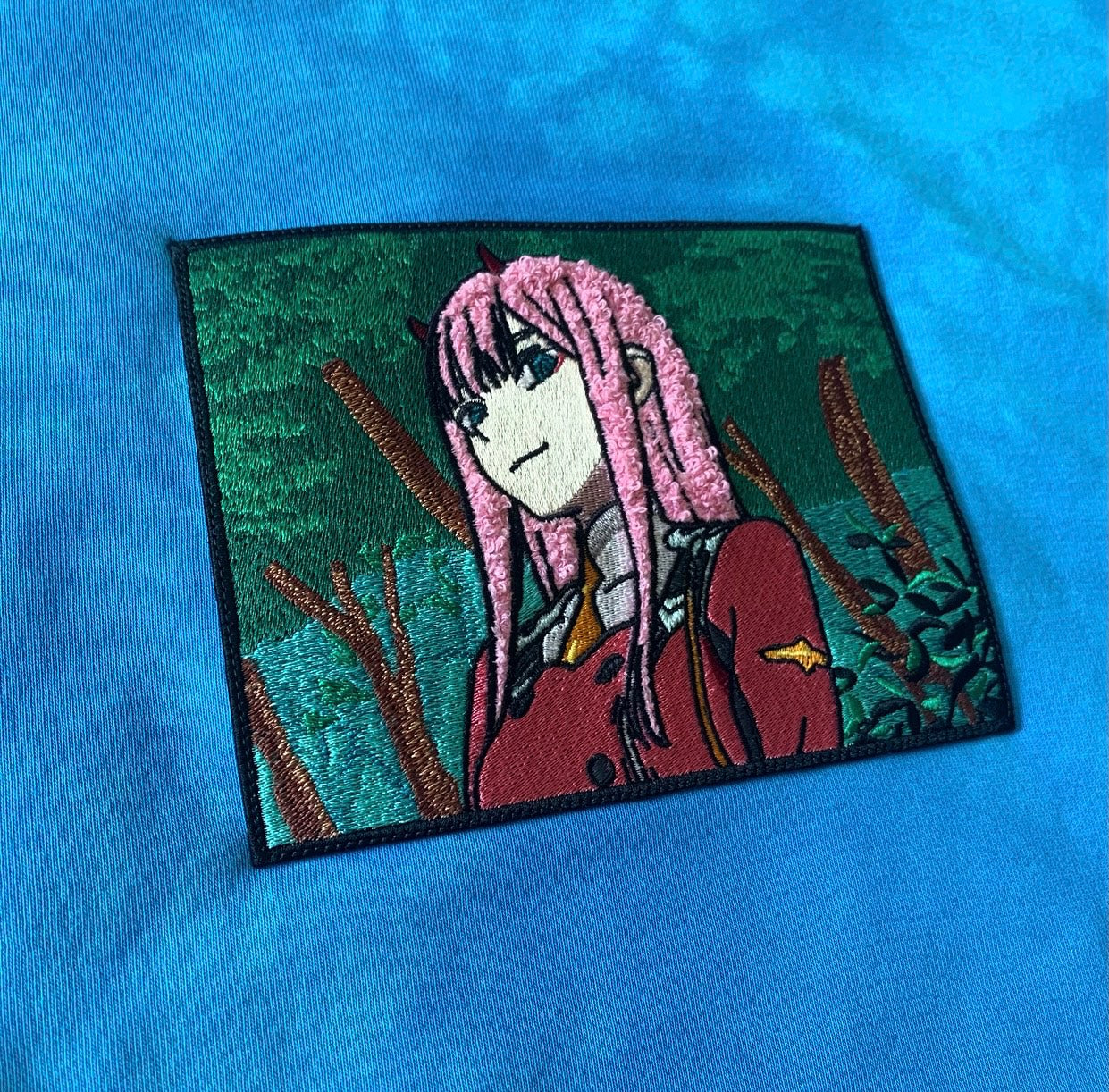 ZERO TWO BLUE TIE-DYE CREWNECK