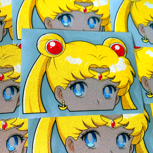 REFLECTIVE SAILOR MOON PEEKER