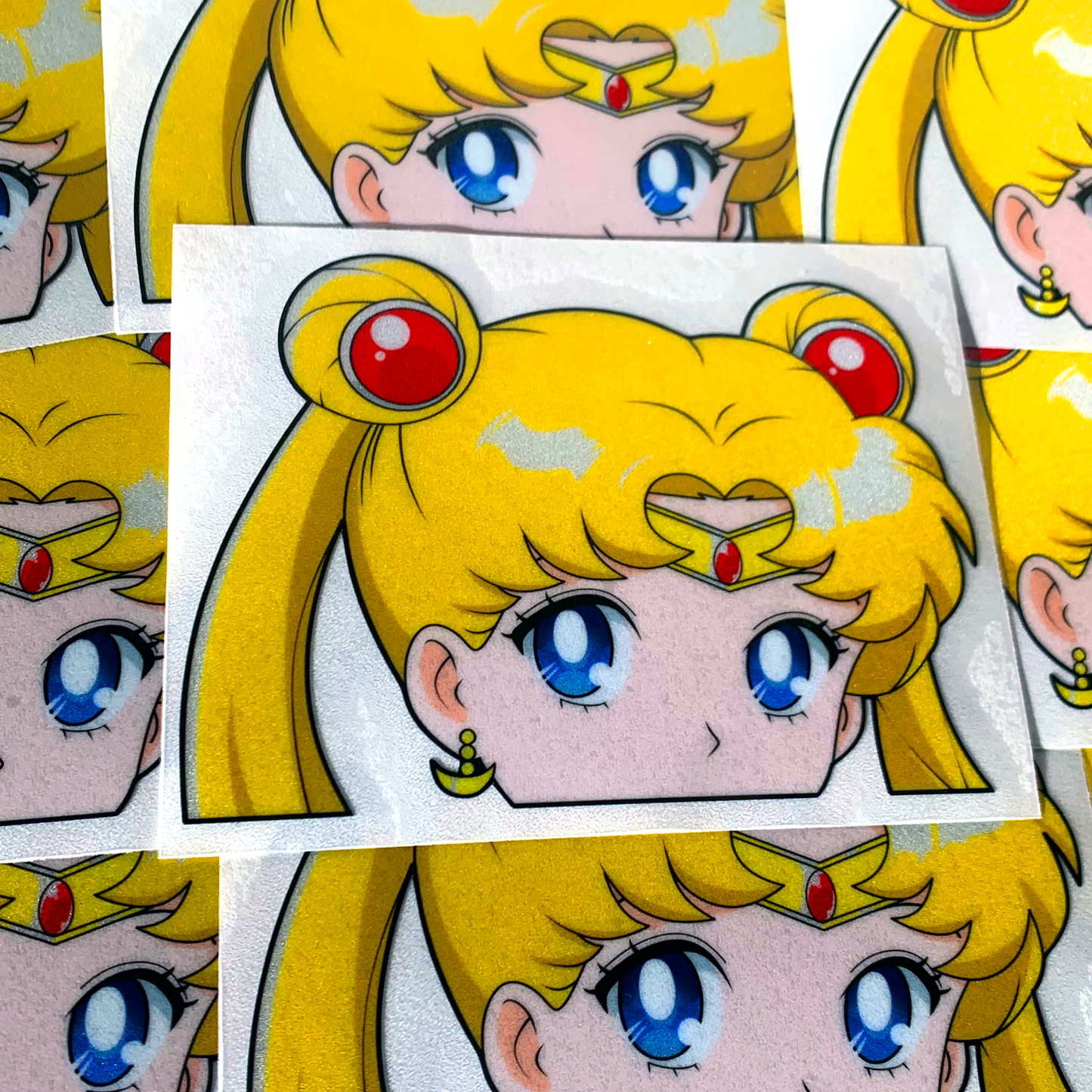 REFLECTIVE SAILOR MOON PEEKER