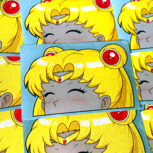 REFLECTIVE SAILOR MOON PEEKER