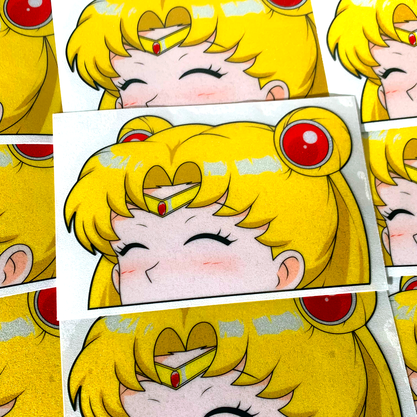 REFLECTIVE SAILOR MOON PEEKER